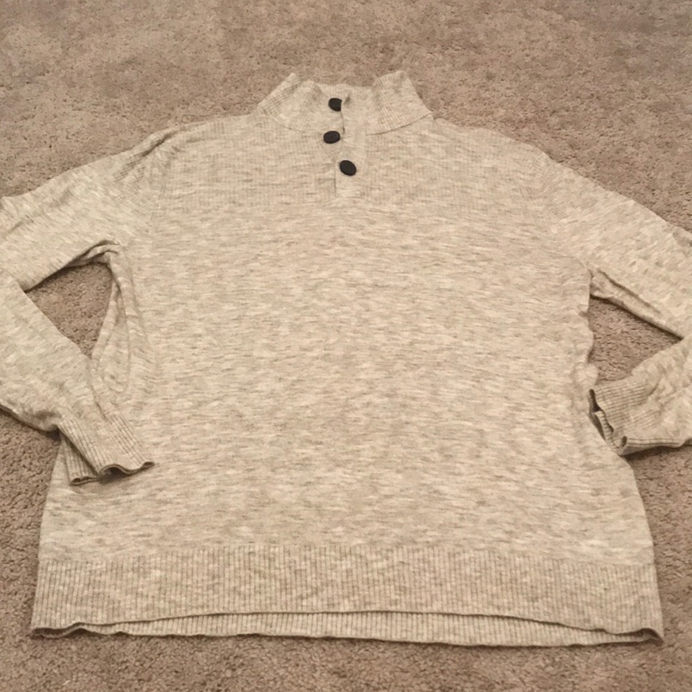 Tan Banana Republic sweater (cotton/rayon/nylon)